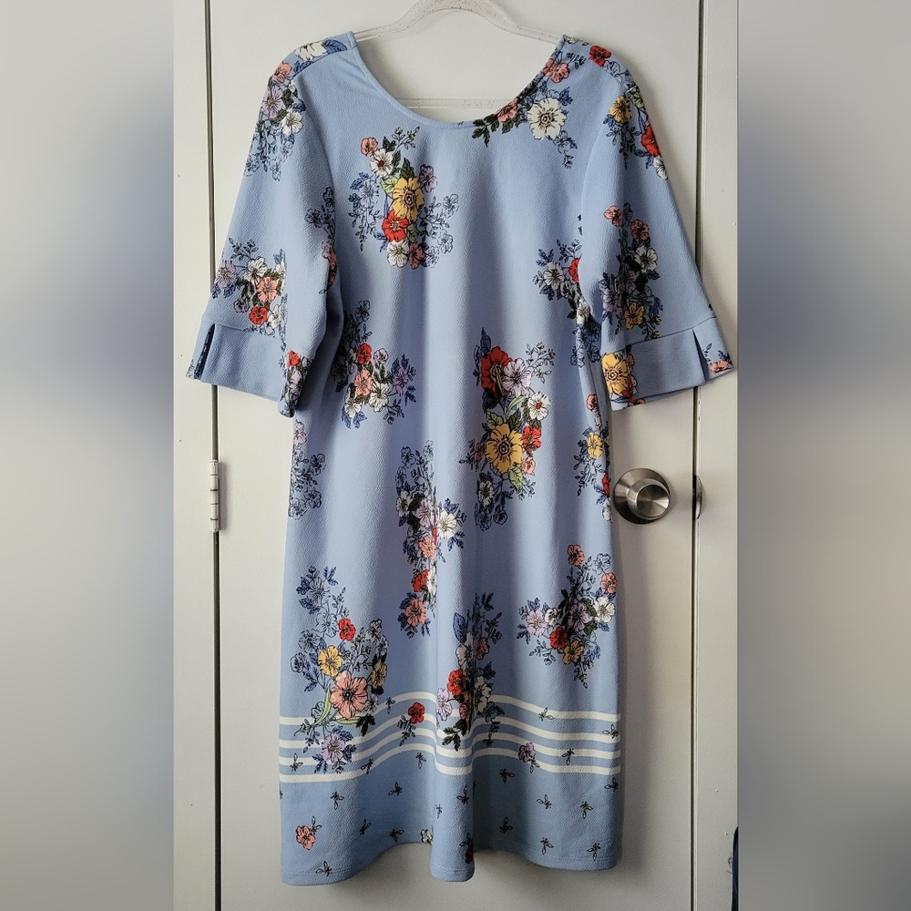 Ophelia Roe blue floral dress